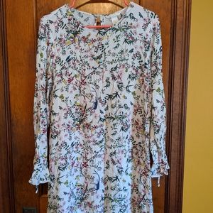 H&M long sleeve floral dress. Size 10